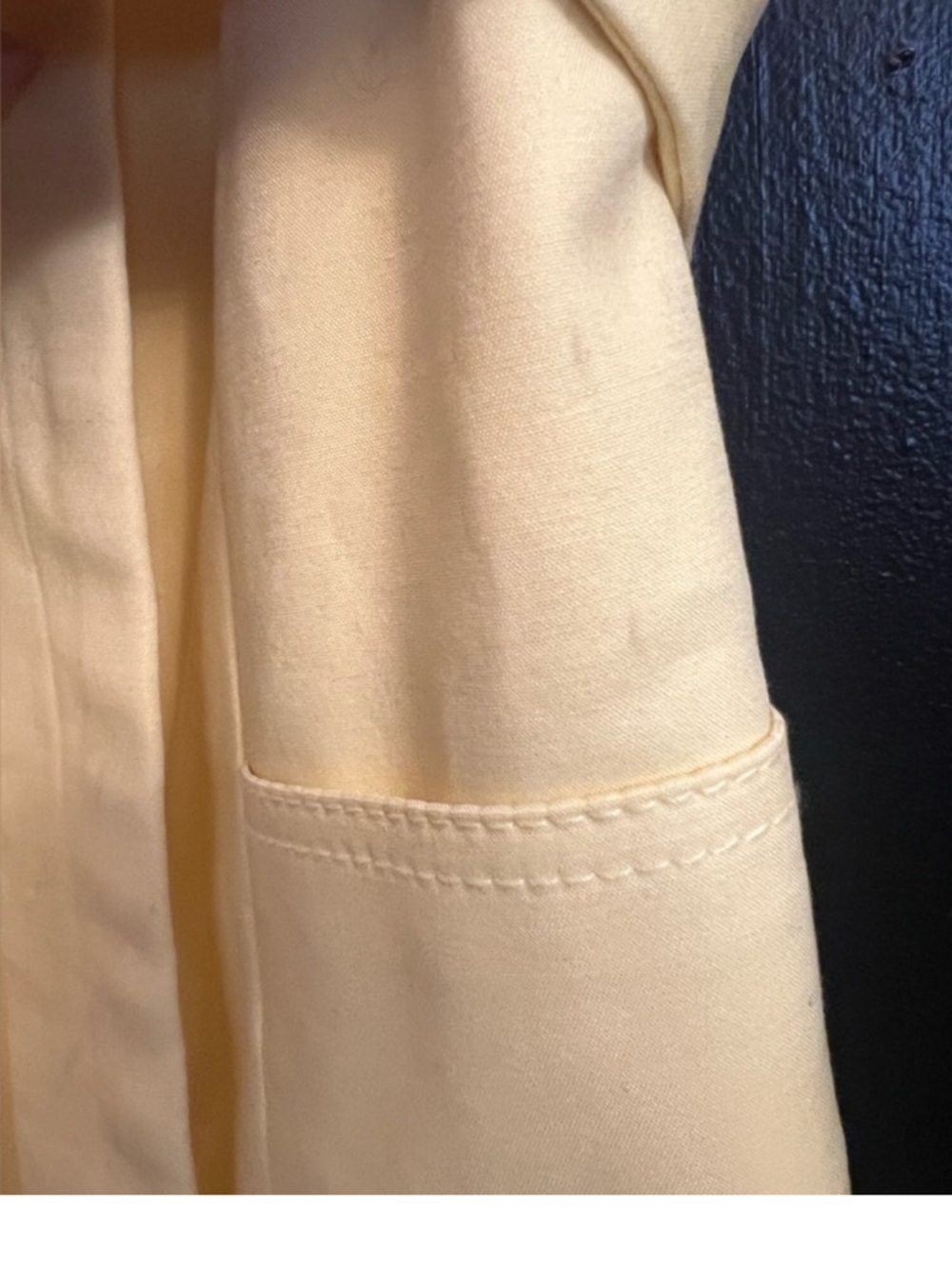 The Limited Canary Yellow Belted Trench Coat - Picture 5 of 7
